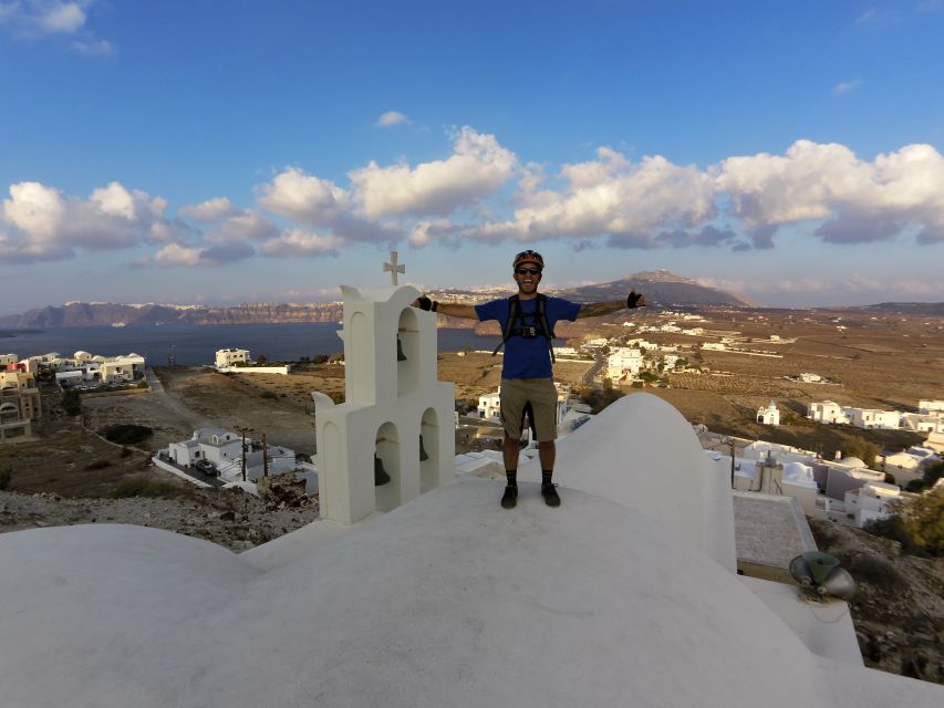 Santorini: Electric Mountain Bike Adventure - Starting beside the black beaches of Perivolos and Perissa