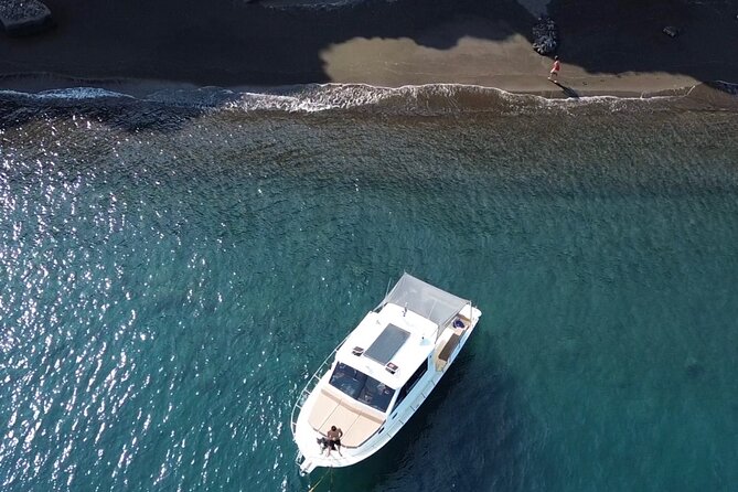 Santorini Fishing Private Cruise boat tour - BBQ, Snorkeling - Fishing with Captain Makis