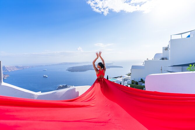 Santorini: Flying Dress Photoshoot - Why this Santorini photoshoot feels different