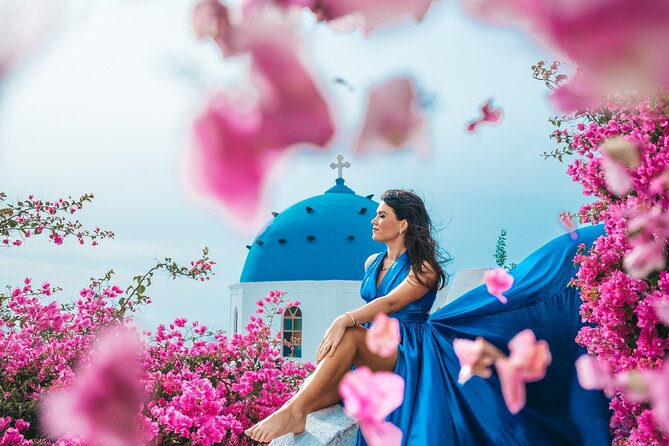 Santorini: Flying Dress Photoshoot - Choosing a gown that works for you