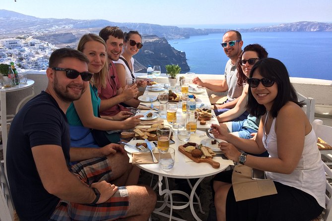 Santorini Food Tour: Fira Half-Day Small-Group Tour with Tastings - Local wine, raki, beer, and the sweet finish