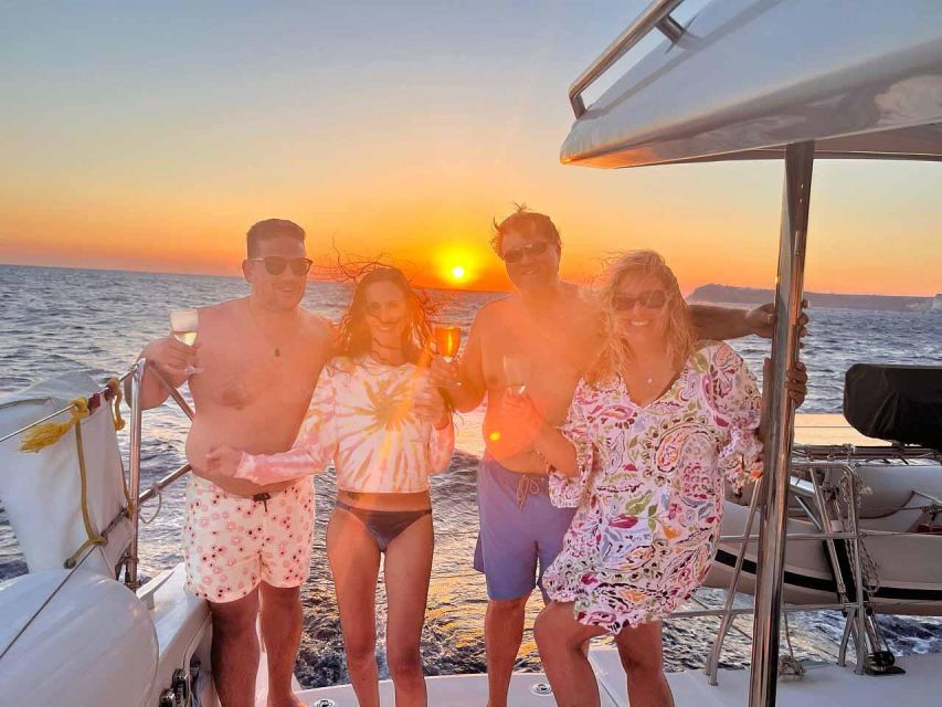 Santorini: Luxury Caldera Cruise with Full Greek Meal - Seeing Santorini from the caldera