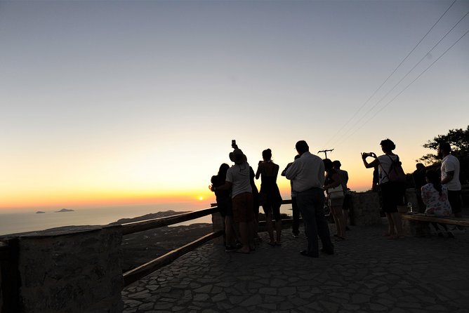 Santorini Luxury Custom Private Tour with Local guide - Perivolos finishes with black sand and sea views