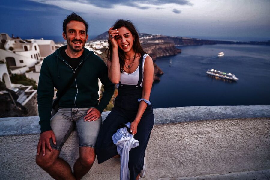 Santorini: Night Hike, Wine Tasting, and Greek Dinner - The walk toward Imerovigli