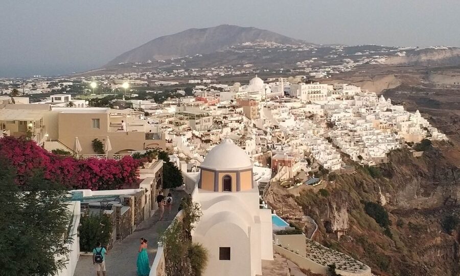 Santorini Panoramic Firostefani & Oia Blue Dome Private Tour - Optional winery and sunset finish