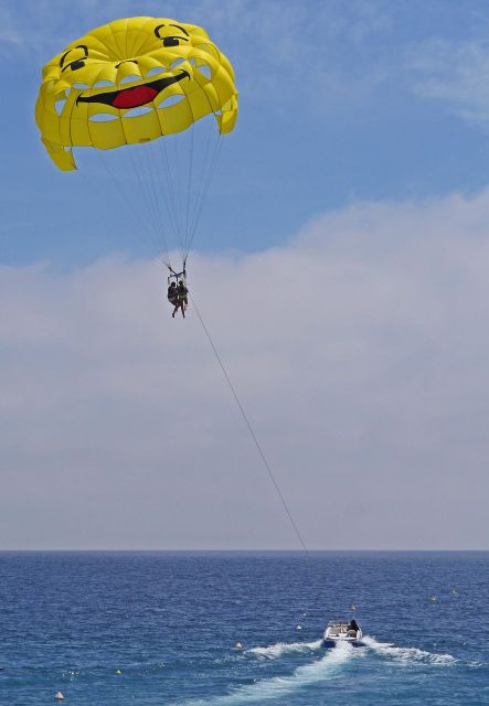 Santorini: Parasailing Flight Experience at Black Beach - Is $102 good value for this Santorini activity?