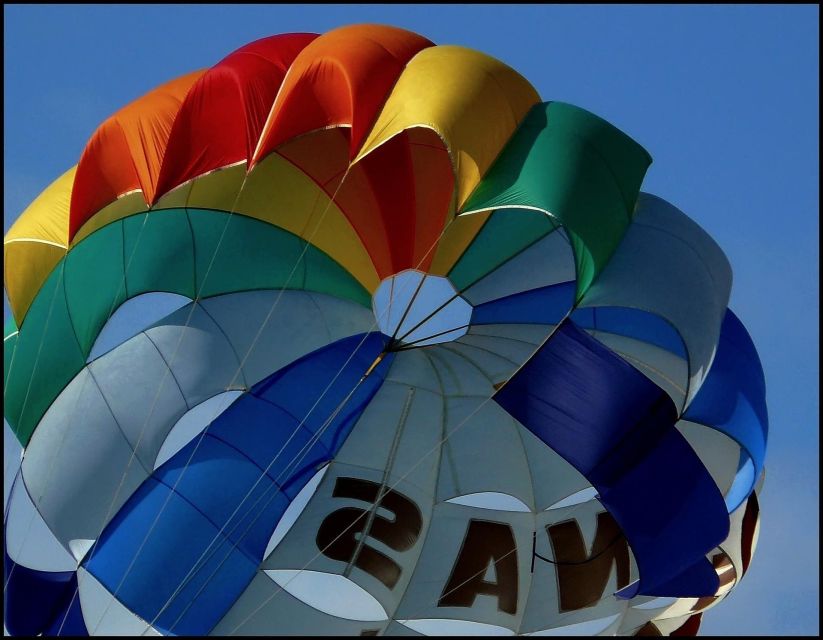 Santorini: Parasailing Flight Experience at Black Beach - The speedboat ride sets the pace