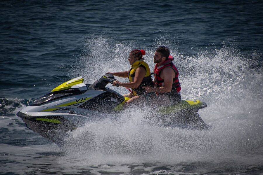 Santorini: Perivolos Beach Jet Ski Rental - Equipment, Insurance, and Safety