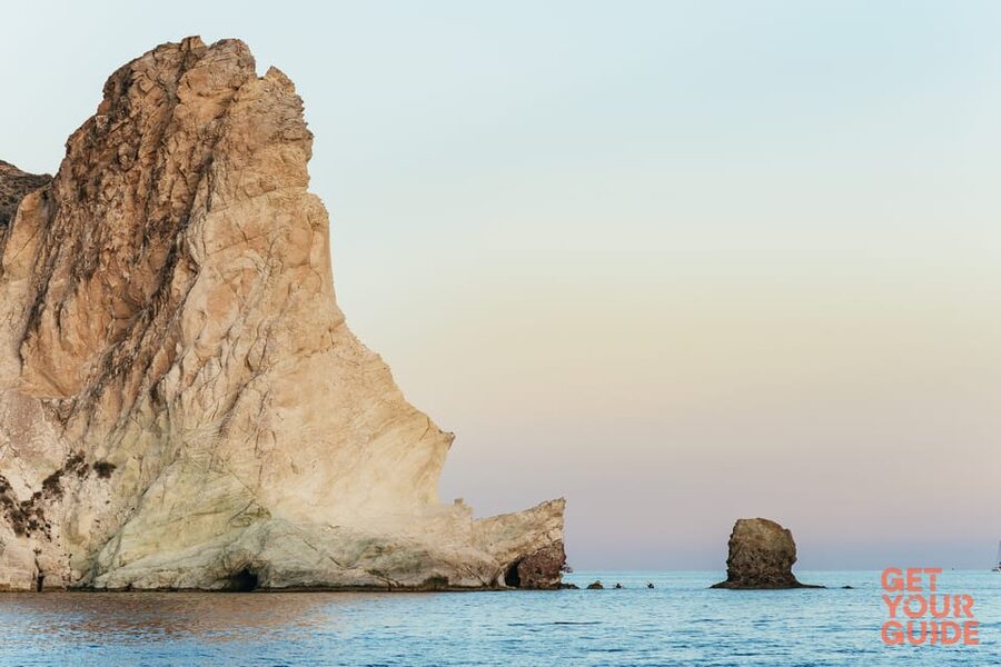 Santorini: Private Catamaran Tour with BBQ Meal and Drinks - Thirasia and the return to Fira