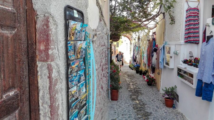 Santorini: Private Day Tour with Guide - Venetsanos Winery adds a taste of the island