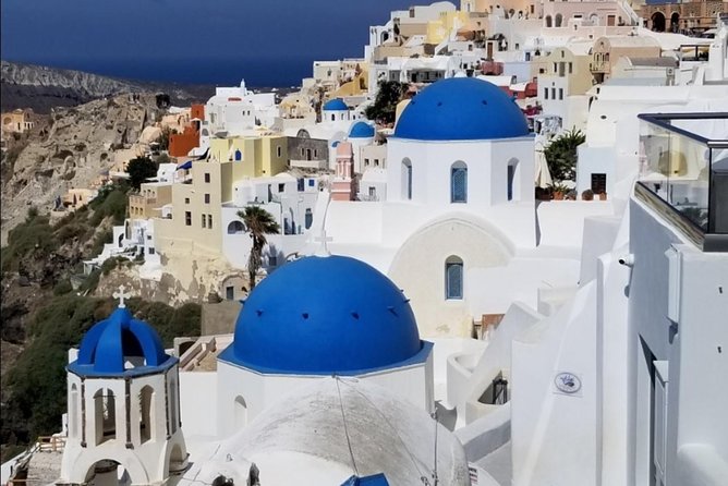 Santorini Private Driver: Explore Santorini - Port & Hotel Pickup - Fira’s Three Bells and the island’s best views