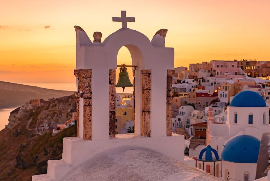 Santorini: Romantic Sunset Caldera Cruise with Dinner - Boarding the King Thiras