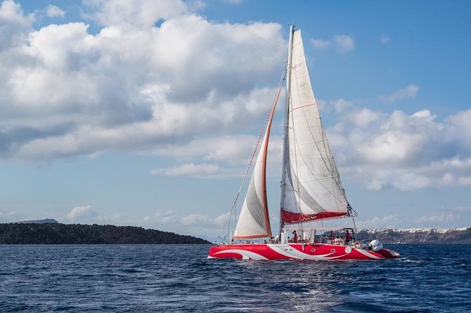 Santorini Sailing Dream Catcher with BBQ Lunch and Drinks - Palea Kameni and the warm springs
