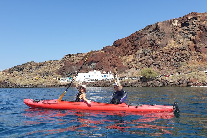 Santorini Sea Kayak - South Discovery, Small Group incl. Sea Caves and picnic - Why Santorini’s south coast is worth seeing from a kayak
