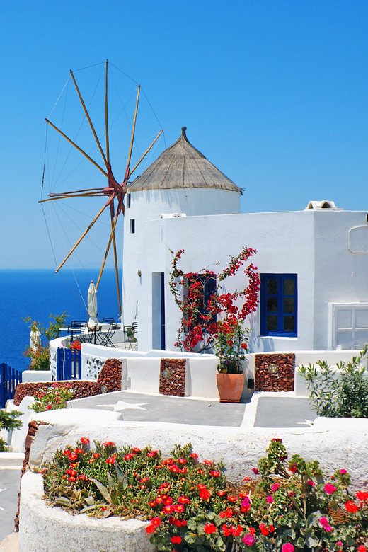 Santorini: Shore Trip to Bypass Cable Car with Boat Transfer - Firostefani gives you your first caldera view