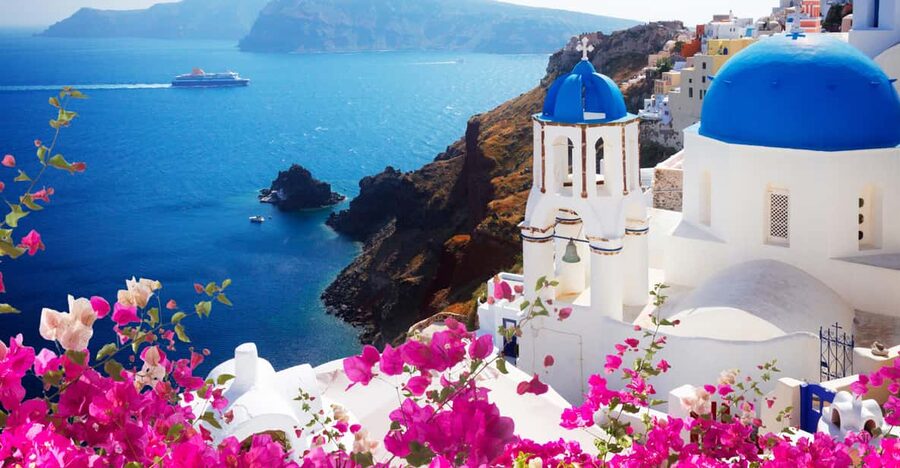 Santorini: Shore Trip to Bypass Cable Car with Boat Transfer - Finikia offers a quieter village pause