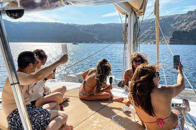 Santorini Sunset Sailing Cruise: Dinner, BBQ, Open Bar, Transfers - Why this Santorini sailing route works