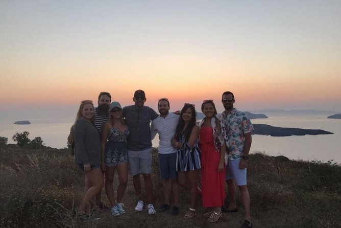 Santorini Sunset Wine Tour with Santo Winery Views - Santo Winery and the sunset finale