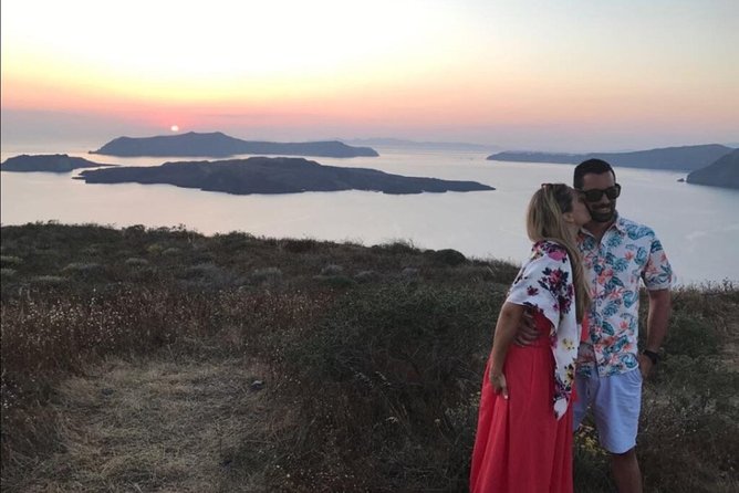 Santorini Sunset Wine Tour with Santo Winery Views - Pickup, timing, and cruise ship cautions