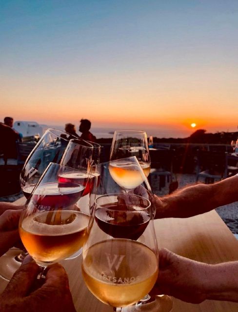 Santorini: Tour of Wineries with Wine Tasting & Food - The final winery is about the sunset