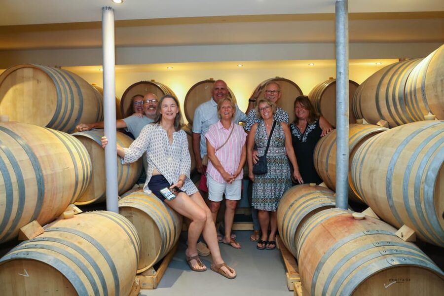 Santorini: Tour of Wineries with Wine Tasting & Food - Pickup is unusually broad across Santorini