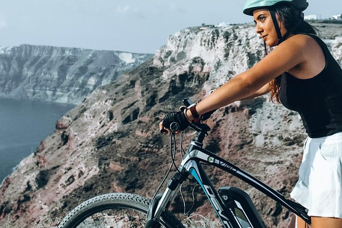 Santorini Tour on Electric Bikes & Scooters - The Caldera viewpoint and the heart of Santorini