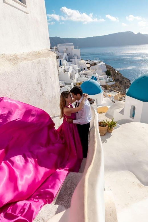 Santorini: Unique Flying Dress Photoshoot Experience - Why the Assistant Matters More Than You Might Expect