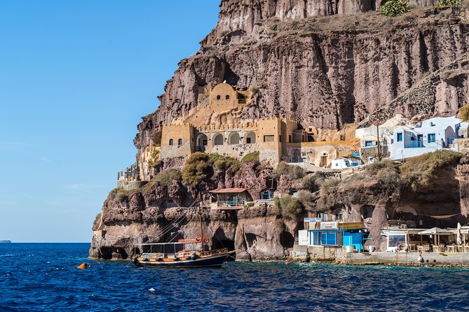 Santorini Volcano and Hot Springs Cruise Tour from Fira Old Port - Palea Kameni and the swim to the thermal water