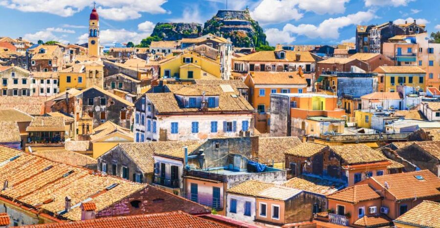 Saranda: Corfu Town and Palaiokastritsa Day Trip with Cruise - Palaiokastritsa: cliffs, coves, and time to choose your own stop