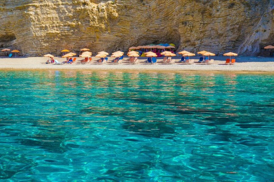 Saranda: Corfu Town and Palaiokastritsa Day Trip with Cruise - The optional boat ride to caves and quieter beaches