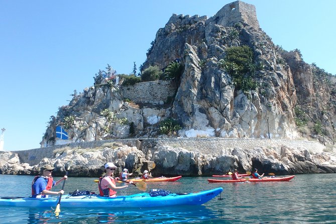 Sea Kayak Nafplio - Medieval Castles Tour - Bourtzi Island Castle and the harbor defenses