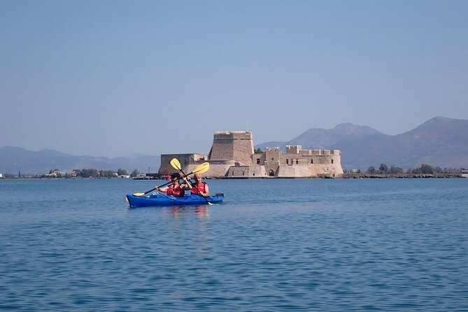 Sea Kayak Nafplio - Medieval Castles Tour - Safety, effort, and what first-time paddlers should expect