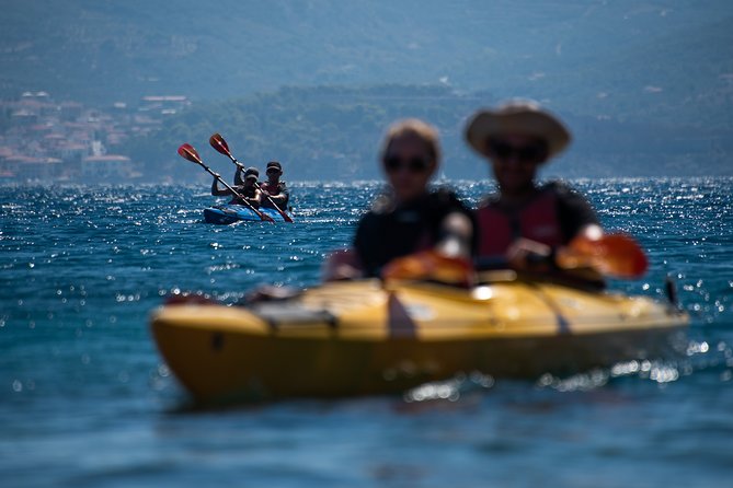 Sea Kayaking in Navarino Bay - Returning across the bay