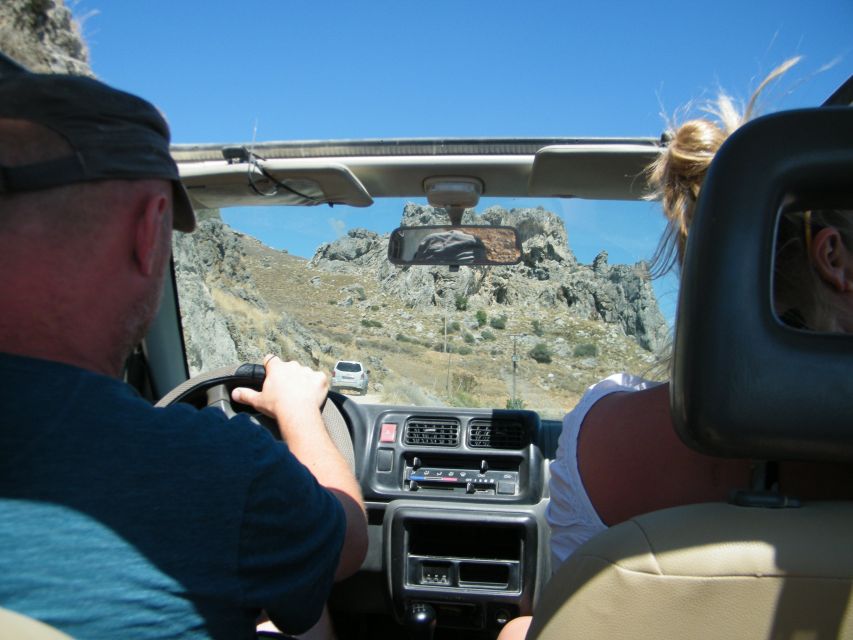 Self-Drive Jeep Safari to South Coast, Palm Beach & Canyons - A three-course Cretan meal makes the middle of the day count