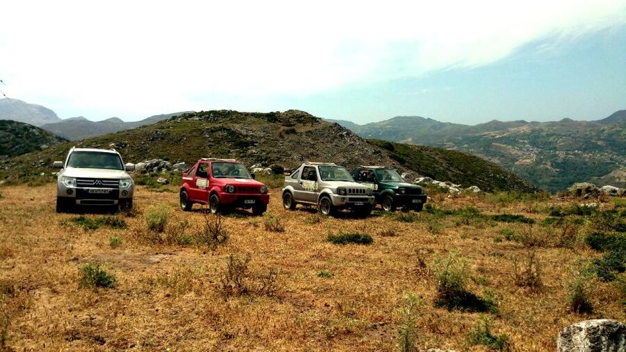 Self-Drive Jeep Safari to South Coast, Palm Beach & Canyons - Pickup from Rethymno, Bali, or Georgioupoli