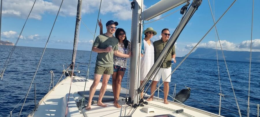 Shared Balos and Gramvousa Sailing Trip with Meal and Drinks - The short sail to Imeri Gramvousa