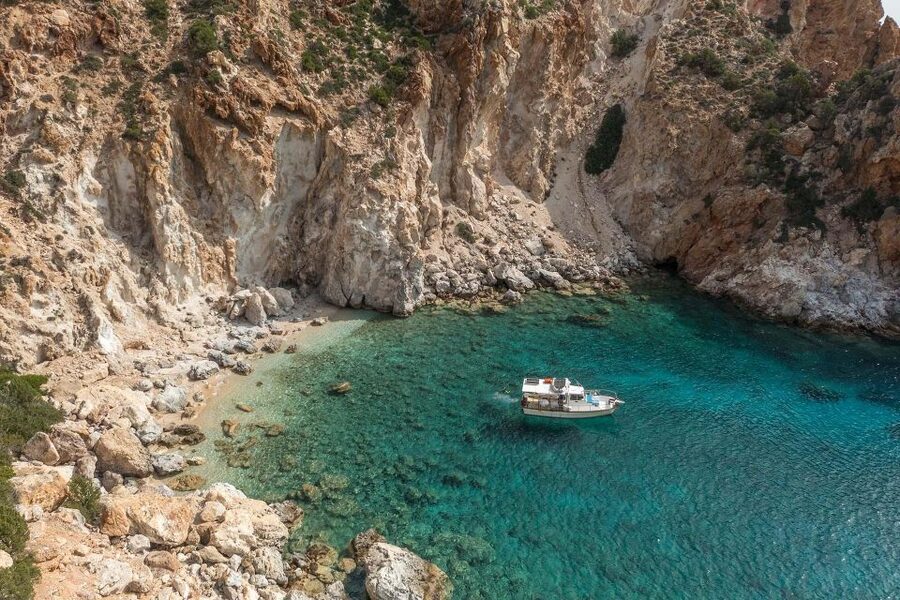 Shared Morning Cruise from Pollonia to Polyaigos - A fishing cruise with a local, easygoing feel