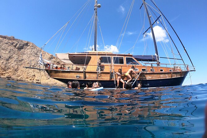Shared Mykonos Sail Cruise to Delos and Rhenia Islands - Boarding at Agios Ioannis Diakoftis