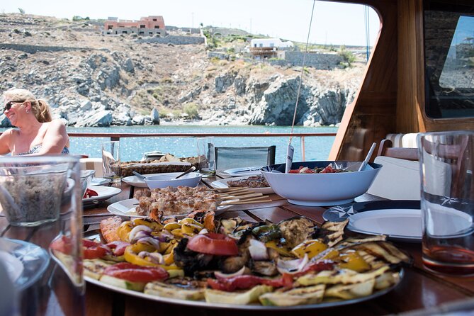Shared Mykonos Sail Cruise to Delos and Rhenia Islands - Rhenia brings the swim and lunch