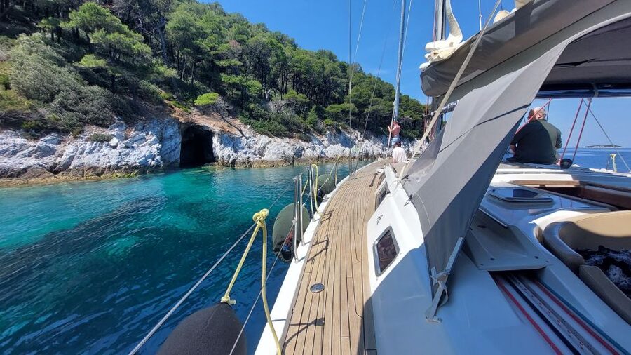 Skiathos: Full-Day Sailing Cruise with Lunch - Argos Beach and the value of unhurried stops