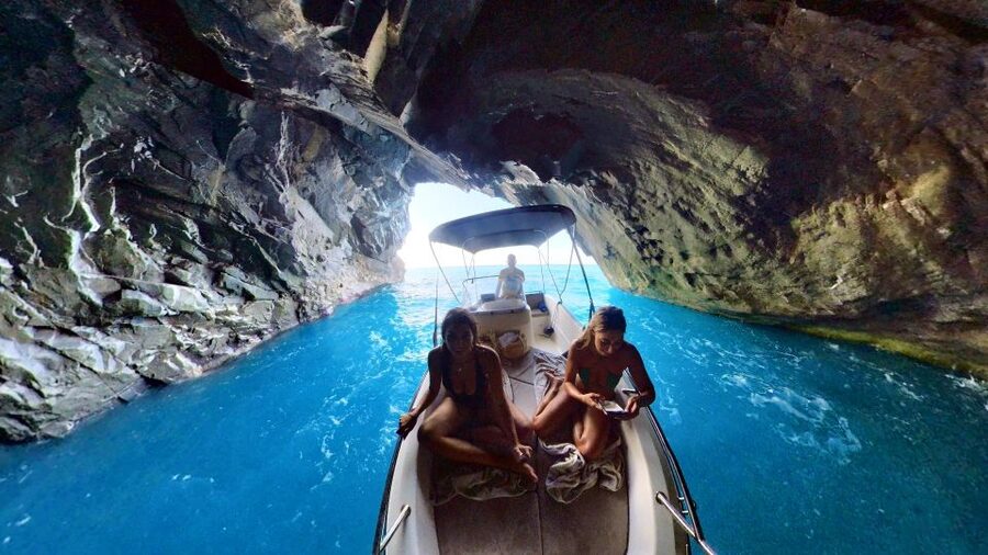 Skiathos: Private Lalaria Beach and Caves Speedboat Tour - Viewpoints, caves, and the Blue Cave