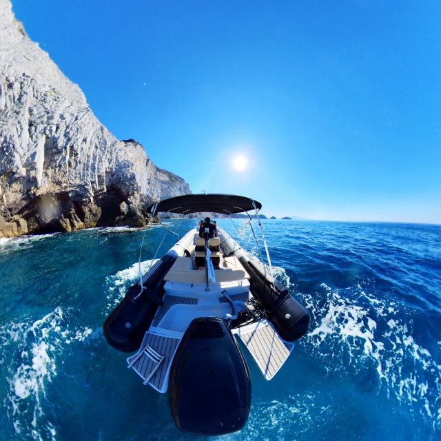 Skiathos: Private Lalaria Beach and Caves Speedboat Tour - Lalaria Beach and its famous white stones