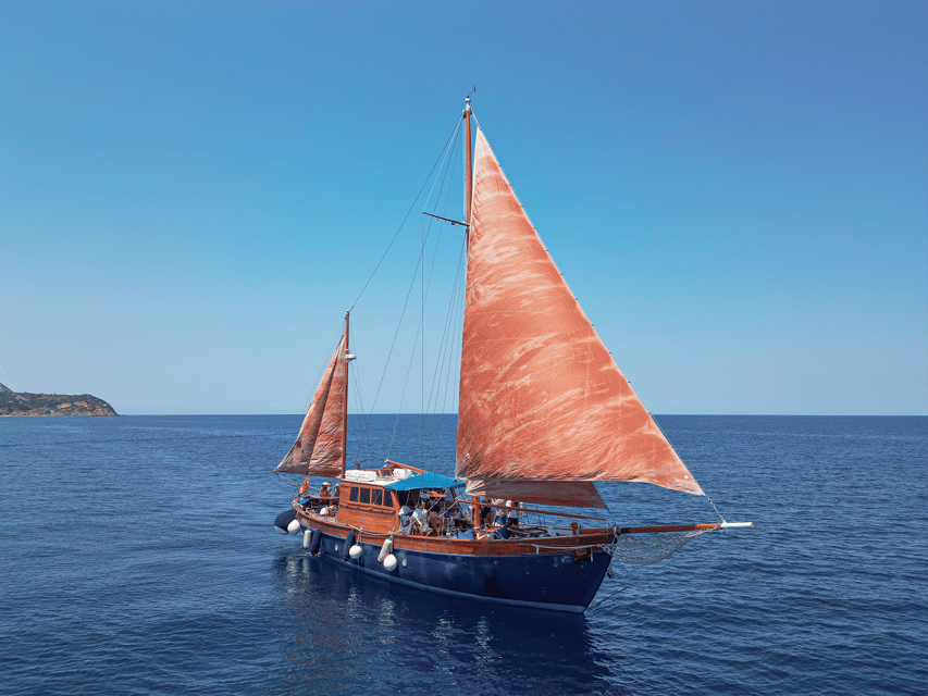 Skiathos: Wooden Sailboat Full- or Half-Day Trip with Meal - Tsougria Beach and Arkos Beach