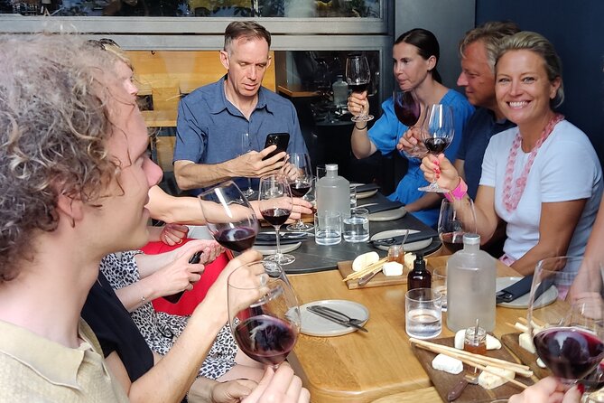 Small-Group Wine Tour in Athens with Tasting - Stop one: two Greek rosés and a generous first plate