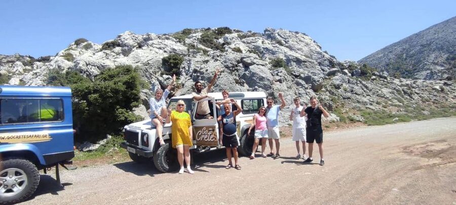 South Crete: Sarakinas Gorge Hike, Swim & Jeep Safari - Katharo Plateau at 1,250 meters