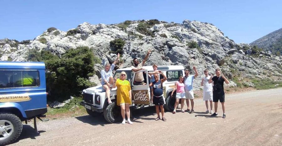 South Crete: Sarakinas Gorge Hike, Swim & Jeep Safari - Through Selakano Forest by off-road route
