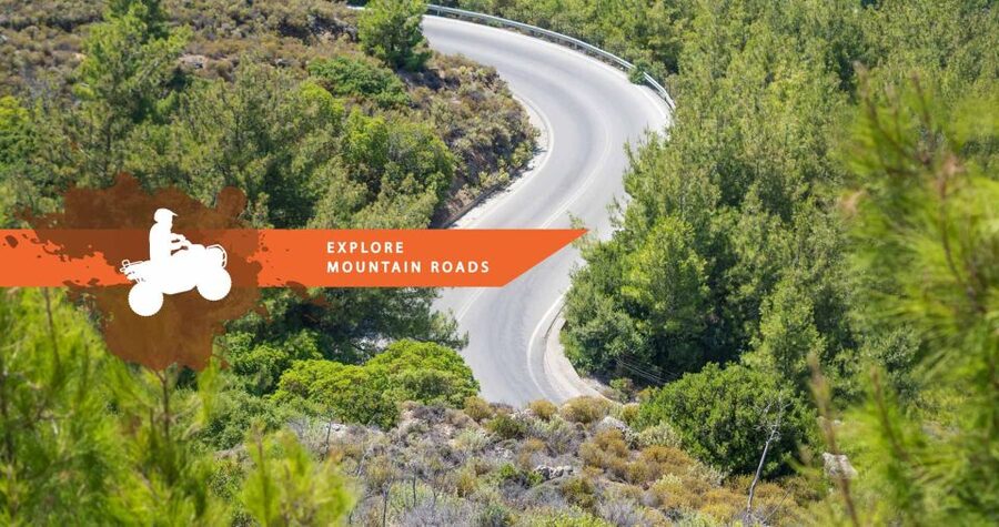 South Rhodes: ATV Quad Guided Tour 2 or 1 person on 1 Quad - Starting in Kiotari with a 30-minute safety briefing