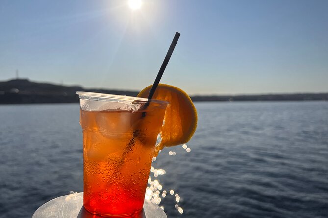 Sunset Cruise with Greek BBQ & Unlimited Aperol Spritz, Beer Wine - Who will get the most from this cruise