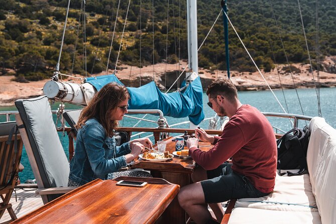Sunset Dinner Cruise: Sunset, Swim, Drinks, and Dinner Onboard - Sunset views along the Athens Riviera