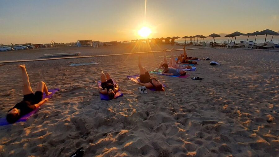 Sunset Pilates on Tigaki Beach - What the 50 minutes are likely to feel like